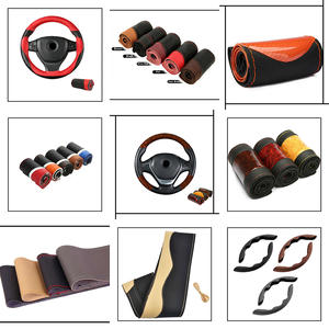 En Fiber De carbone En Cuir Couverture de <span class=keywords><strong>Volant</strong></span> 38cm Respirant pour Mazda 3 <span class=keywords><strong>5</strong></span> 6 X-<span class=keywords><strong>5</strong></span> Sommet - Product Image 6