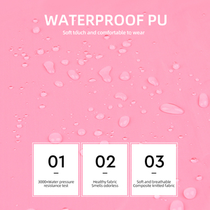 경량 방수 조절 가능한 반사 기능 야외 여름용 PU 애완견 바람막이 판초 - Product Image 6