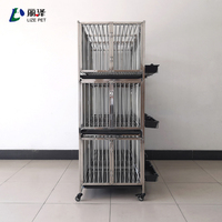 Pigeonnier LIZE à Trois Niveaux avec Accessoires pour Pigeons à Vendre Meilleure Vente Haute Qualité en Acier Inoxydable Argent Nouveau pour Oiseaux Animaux