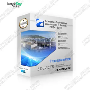 24/7 Online License Key Autodesk AEC Collection 1 Year Subscription 2024/ 2022 AutoCAD Drafting Drawing Tool Software