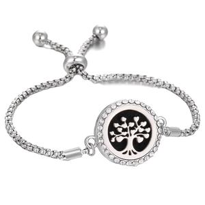 Bracelet diffuseur d'aromathérapie en acier inoxydable, cadeau pour filles - Product Image 4