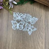 Matrices de découpe en métal Papillon et Cœur pour Scrapbooking, Embossage, Modèles Peints, Technique Artisanale, Matrices Métalliques Faits Main