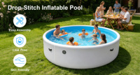Piscine gonflable sécurisée pour enfants, piscine hors sol robuste, piscine familiale portable pour loisirs aquatiques