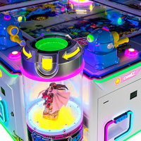 Choix de qualité Fun monnayeur améliore la coordination Handeye attraper du poisson fou petit pêcheur Machine de jeu vidéo