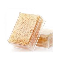 Nouveau cadre en plastique miel peigne boîte abeille miel Cassette avec motif nid d'abeille pour le stockage du miel