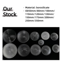 Lentille optique solaire Fresnel BOGLASS personnalisée de 30 mm, 50 mm, 80 mm, 112 mm, 130 mm, 150 mm, 175 mm, 200 mm, 250 mm, 300 mm pour projecteur