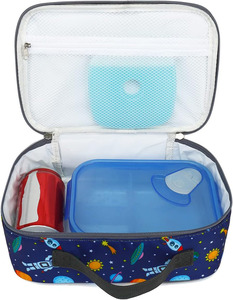Conception de modèle personnalisé Boîte à lunch isolée de luxe à la mode Mini sac isotherme Portable <span class=keywords><strong>Kit</strong></span> fourre-tout thermique pour les boîtes de conserve scolaires - Product Image 4