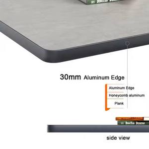 مطعم تجاري حديث على الطراز الأسود متجر حلويات تفكيك مقهى رخامي صناعي - Product Image 5