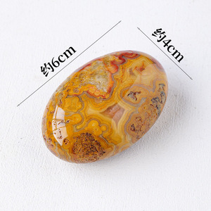 Pierre de palmier en agate naturelle sculptée, énergie de guérison, vente en gros DIY - Product Image 2