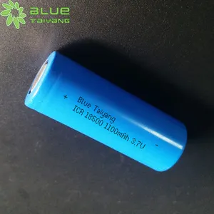 מותאם אישית נטענת li יון bateria 1100mah 1200mah 3.7v li יון 18500 li יון