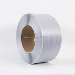 สายรัดพลาสติก PP ขนาด 13 มม. หนา 0.55 มม. สำหรับงานอุตสาหกรรม ใช้สำหรับการรวมพัสดุอีคอมเมิร์ซ การขนส่งสินค้าในคลังสินค้า และม้วนรัดสินค้า - Product Image 1