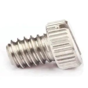 M2 M10 Stainless Steel Polishing AISI ANSI 304 316 SUS 304 316 Slotted Low High Type Knurled Thumb Machine Screw DIN653 DIN464