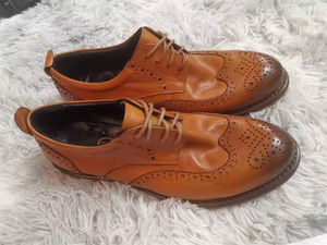 <b>Mens</b> British New Genuine Leather Plus Size Business Formal Oxford <b>Shoes</b> Closed Slip-On Autumn Wedding Set <b>Breathable</b> Light - Product Image 6