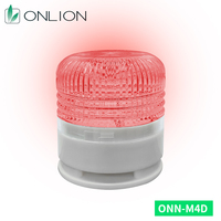 ONN M4D Mini RYG LED-Anzeigeleuchte mit ABS-Basis, 24V LED-Rundumleuchte für Lageranwendungen, CE-Zertifiziert
