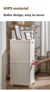 <span class=keywords><strong>Wewin</strong></span> กล่องเก็บพลาสติกสี่เหลี่ยมหนาขนาดใหญ่พร้อมฝาปิดสําหรับของเล่นขนมเสื้อผ้าห้องนั่งเล่นห้องน้ําตู้เสื้อผ้า 7099 - Product Image 2