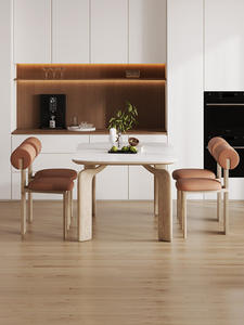 <span class=keywords><strong>Mesa</strong></span> <span class=keywords><strong>de</strong></span> Comedor y Sillas Cream Wind Rock Board, <span class=keywords><strong>Mesa</strong></span> Cuadrada <span class=keywords><strong>de</strong></span> Madera <span class=keywords><strong>de</strong></span> Fresno Moderna y Sencilla para el Hogar, <span class=keywords><strong>Mesa</strong></span> Nórdica <span class=keywords><strong>de</strong></span> Madera Maciza para <span class=keywords><strong>4</strong></span> <span class=keywords><strong>Personas</strong></span> - Product Image 5