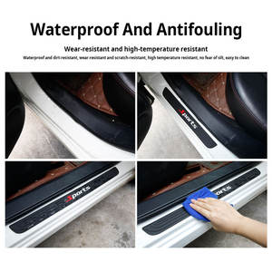 4 Uds <span class=keywords><strong>Protector</strong></span> de parachoques Universal de <span class=keywords><strong>goma</strong></span> antiarañazos <span class=keywords><strong>Protector</strong></span> de alféizar de <span class=keywords><strong>maletero</strong></span> Tira protectora protectores de umbrales de <span class=keywords><strong>coche</strong></span> - Product Image 6