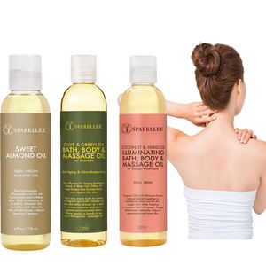 Huile Corporelle Bio 2025 Nourrissante Éclaircissante Naturelle à <span class=keywords><strong>l</strong></span>'Huile d'Olive <span class=keywords><strong>de</strong></span> Coco et d'Amande pour Spa et Massage - Product Image 1