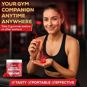 OEM/ODM Private Label Adult <b>Pre</b>-<b>workout</b> Creatine Monohydrate <b>Gummies</b> Candy Energy Management Supplement Sugar Free 2 <b>Gummies</b> - Product Image 2