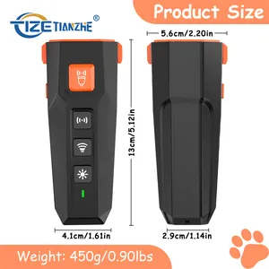 Tize 3 Modes 1000 MAh dispositif de contrôle Anti-aboiement dispositif ultrasonique Anti-aboiement pour chiens