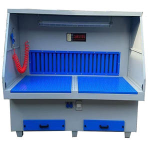 Banco da lavoro per la raccolta della polvere autopulente mobile per saldatura/macinazione/segatura/levigatura/taglio - Product Image 3