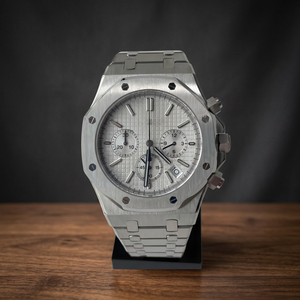 Montre de plongée Hercules avec logo personnalisé, mouvement Seiko NH35, bracelet en cuir, boîtier en acier inoxydable, résistance à l'eau 50 bars, chronographe - Product Image 3