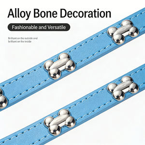 <span class=keywords><strong>Collar</strong></span> de Cuero PU Ajustable para Perro, Varios Colores, al por Mayor - Product Image 4
