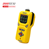 DUOTESI Bestseller Détecteur de gaz portable 6-en-1, haute précision pour les fuites de CO/H2S/O2/CO2/SO2/gaz combustibles, pour l'analyse de l'air et des gaz de combustion