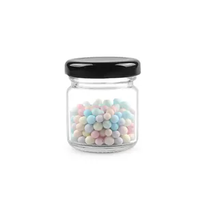 Giá Rẻ Mini Kích Thước Glass Jar 50 Gam Mật Ong Jar Container Thực Phẩm Cho Nước Sốt