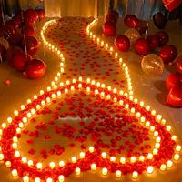Pétales de rose rouges et roses en tissu non tissé, durables et imperméables, pour une soirée romantique, 1000 pièces, fleurs artificielles, Saint-Valentin, mariage