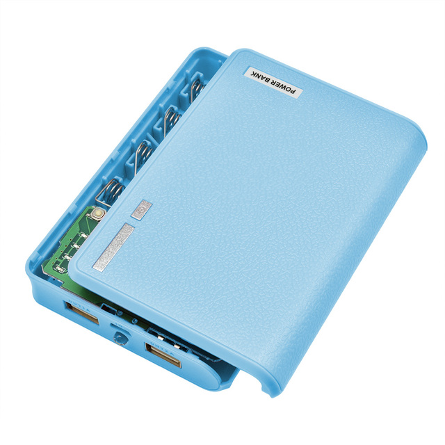 Hot Sale Dual USB Power Bank Case Kit 20000mAh 4*18650 Battery Charger Box DIY Shell Case For Mobile Phone