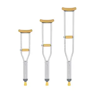 Underarm Crutch Crutches CR202 Lightweight Adjustable Underarm Crutch Aluminum Adult Crutches For Walking