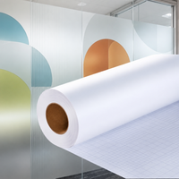 PVC Office dekorative Glas gefrostete transparente Fenster folie Weiße bidirektion ale Punkt gradient Privatsphäre Peeping Schutz folie
