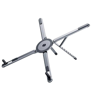 Support <span class=keywords><strong>portable</strong></span> ergonomique pour ordinateur <span class=keywords><strong>portable</strong></span>, réglable en hauteur, en alliage d'aluminium magnétique, pliable, support universel pour téléphone <span class=keywords><strong>portable</strong></span> et tablette - Product Image 1