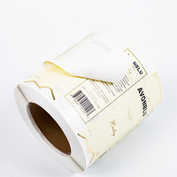 Etiqueta de vino con impresión privada personalizada, etiqueta de papel texturizado para brandy, whisky, vodka, tequila, cóctel, vino