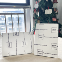 MDFSUB Panneau MDF blanc personnalisé à sublimation 8x10 ''Cadre photo Mdf vierge Plaques en bois avec film protecteur