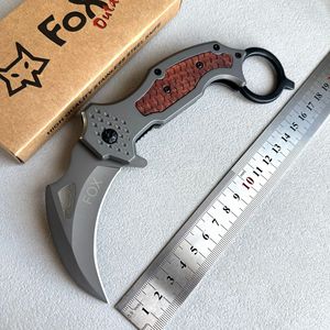 มีดพับคารัมบิตสแตนเลสสตีลฝังลายไม้สำหรับใช้ในบ้านทุกวัน - Product Image 5