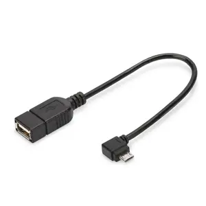 Custom usb a female 2.0 adapter cable mirco male right angle usb cable