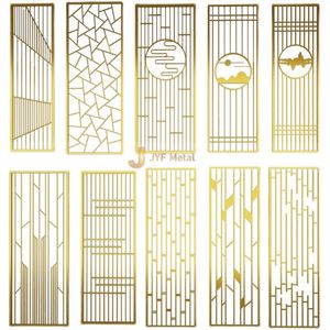 LL70 Customized Stainless Steel Screen Partition 304 Laser Cut Translucent Movable <b>Room</b> <b>Divider</b> Waterproof Handcrafted - Product Image 6