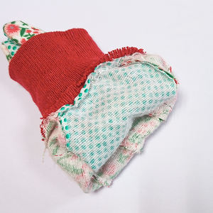 Guantes de jardín de algodón para mujer, guantes de jardinería duraderos para mujer con puntos de PVC, guantes de jardinería florales brillantes para mujer - Product Image 5