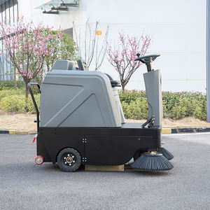 รถกวาดพื้นแบบนั่งขับ Magwell S1 สำหรับโรงงาน/อุตสาหกรรม ใช้กวาดเศษเหล็กและ<span class=keywords><strong>ขยะ</strong></span>อุตสาหกรรม พร้อมถังเก็บน้ำ 80 ลิตร - Product Image 4