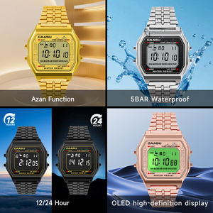 Montre Réveil Azan Musulmane Smechanical, Étanche IP67, Écran OLED, Bracelet en Acier Inoxydable, Unisexe, Compatible <span class=keywords><strong>OS</strong></span>/Android - Product Image 6