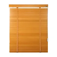 White Printing Louvers and Wooden Curtains for Window Decoration