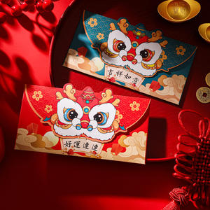 Luxuriöse Chinesische Neujahrsprodukte Traditioneller Hong Bao Geldumschlag Kreatives Design Roter Umschlag - Product Image 2