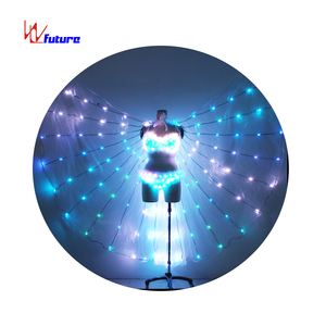 Robe de soutien-gorge LED Secret Victorias Sexy chaude pour le <span class=keywords><strong>spectacle</strong></span>, Costume de <span class=keywords><strong>danse</strong></span> éclairé personnalisé, vêtements de <span class=keywords><strong>danse</strong></span> Led - Product Image 1