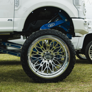 Jantes de camion forgées sur mesure 22x12 26x14 30x16, polies, à rebord profond, 8x180 8x165.1 8x170 pour Silverado Sierra RAM 3500 Ford F-350 - Product Image 4
