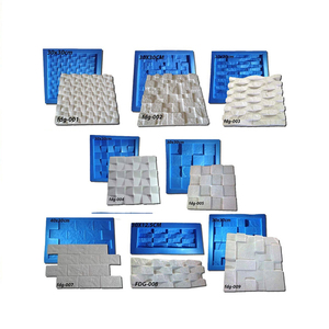<span class=keywords><strong>Moule</strong></span> en Caoutchouc de <span class=keywords><strong>Silicone</strong></span> pour Panneaux Muraux Décoratifs 3D Effet Pierre - Product Image 2