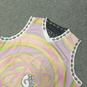 Maillot de chemises de basket-ball réversibles de sport sublimé personnalisé en gros bon marché - Product Image 2