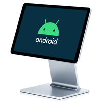 Moniteur tactile ultra-fin POFX de 15,6 pouces en alliage d'aluminium, entièrement étanche, tactile capacitif, système Android en option
