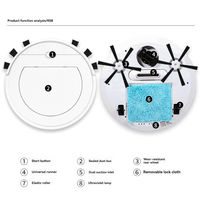 Robot aspirateur et serpillière Roombae Aspirateur robot industriel Eufye Smart Ecovacse Xiaomia Robot aspirateur avec serpillière
